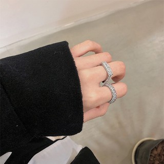 Nhẫn Đính Đá Thiết Kế Đơn Giản Dễ Phối Đồ