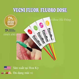 Kem chống sâu răng Vecni Fluor FluoroDose đủ 4 vị sản xuất tại Hoa Kỳ date 2026