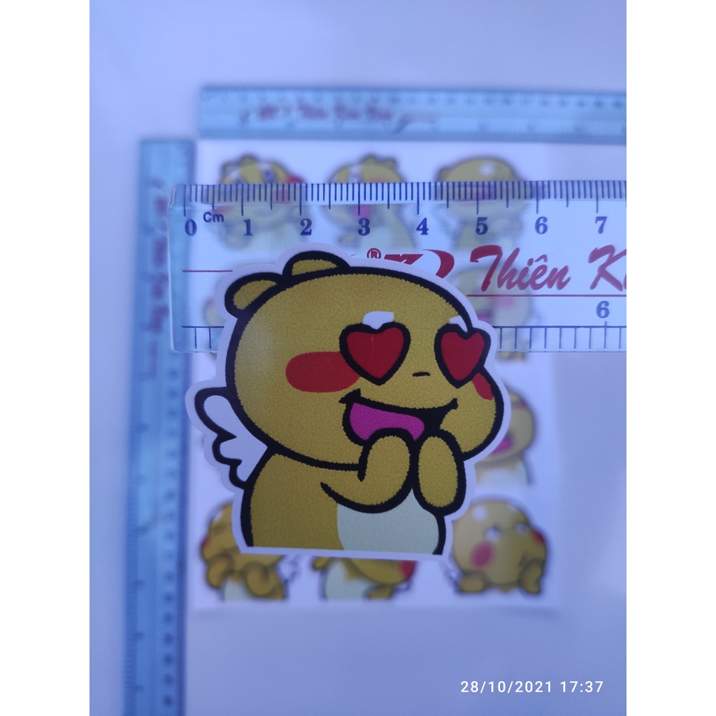 Hình dán, nhãn dán, sticker hình cute các thể loại...dán nón bảo hiểm, dán điện thoại, dán xe....