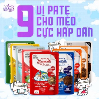 Pate meowcat chuẩn vị 🐱❤️ mê có 9 vị gói 70gr