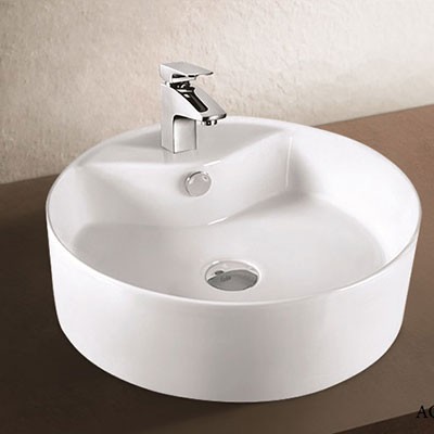 Chậu rửa, lavabo đặt bàn Aqualem FT66, men kháng khuẩn