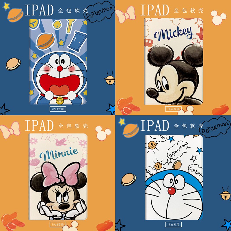 Bao Da Họa Tiết Hoạt Hình Dễ Thương Cho Apple Ipad Air Pro 9.7 10.5 11 10.2 "Inch Mini 1 / 2 / 3 / 4 / 5