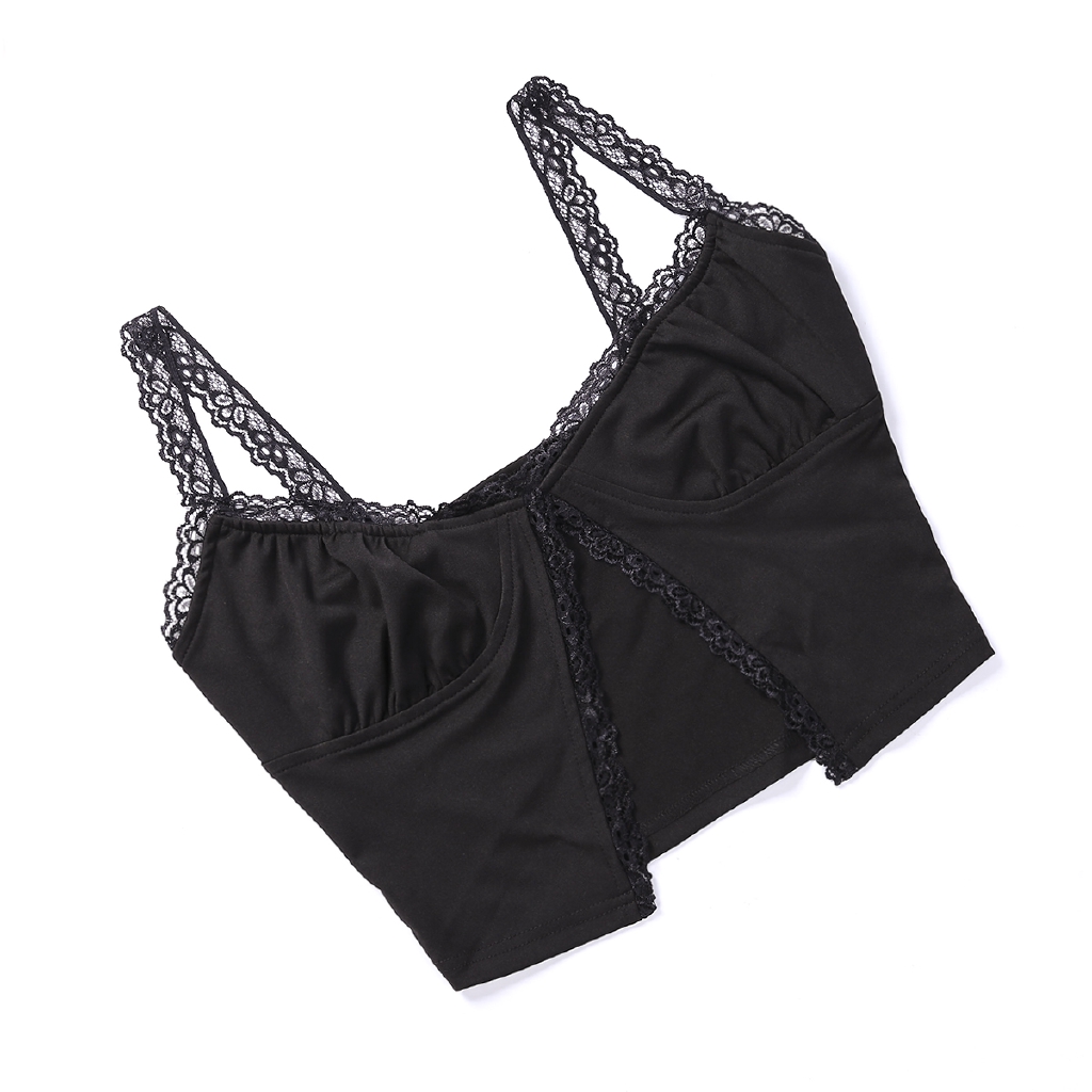 Áo hai dây dáng ngắn màu trơn gợi cảm cho nữ