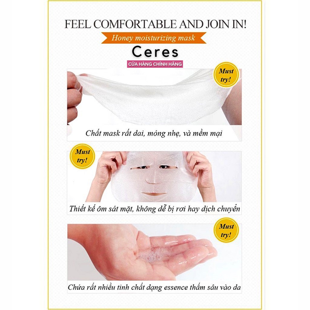 Mặt nạ giấy dưỡng da - mask nha đam việt quất mật ong Images cấp ẩm dưỡng trắng | BigBuy360 - bigbuy360.vn
