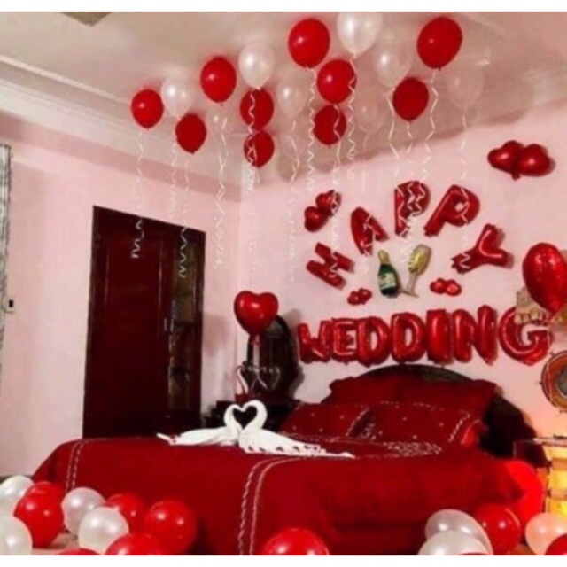 sét bóng trang trí phòng cưới giao ngẫu nhiên siêu đẹp