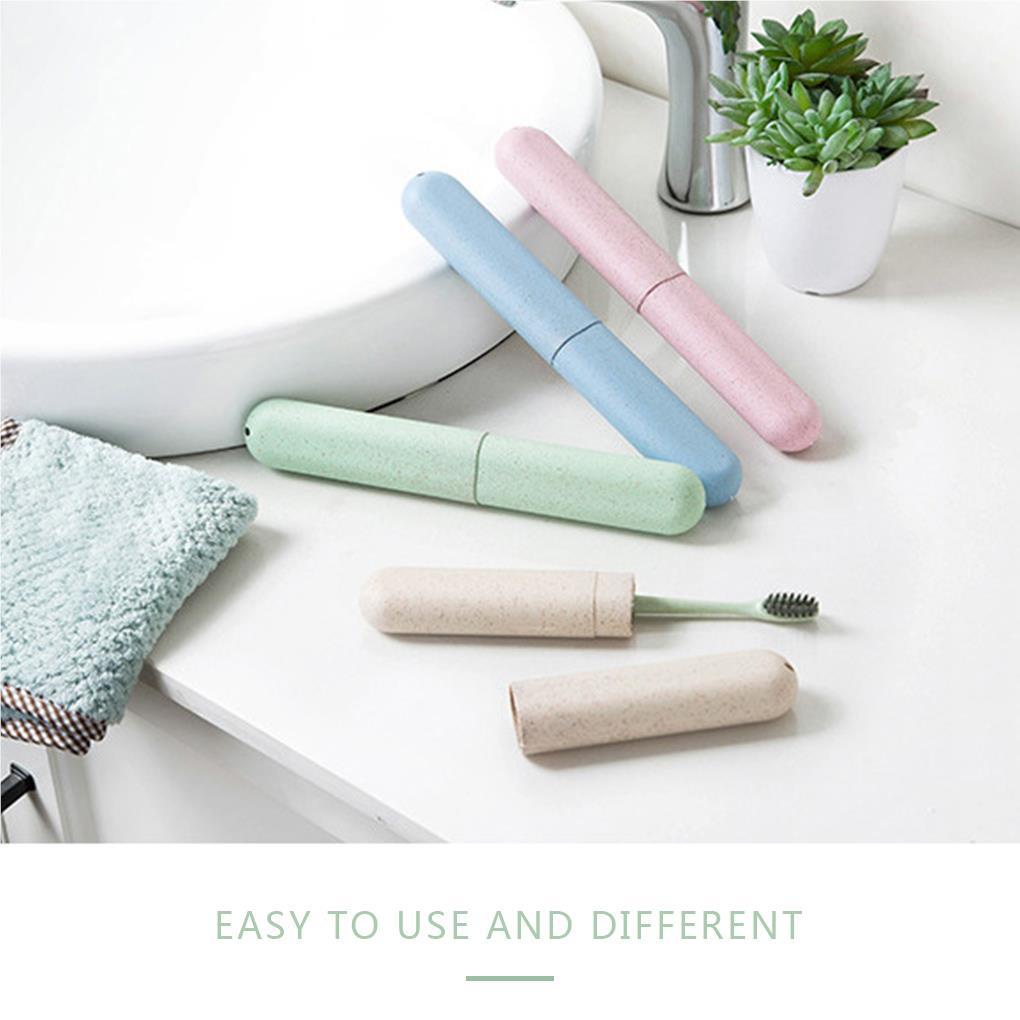 Giá Đỡ Bàn Chải Đánh Răng Bằng Rơm Thoáng Khí Tiện Dụng Khi Đi