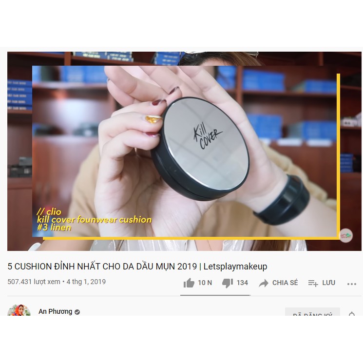 ( 1 lõi 1 refill) Clio Kill Cover Founwear Cushion wXP Cushion phấn nước che khuyết điểm | BigBuy360 - bigbuy360.vn