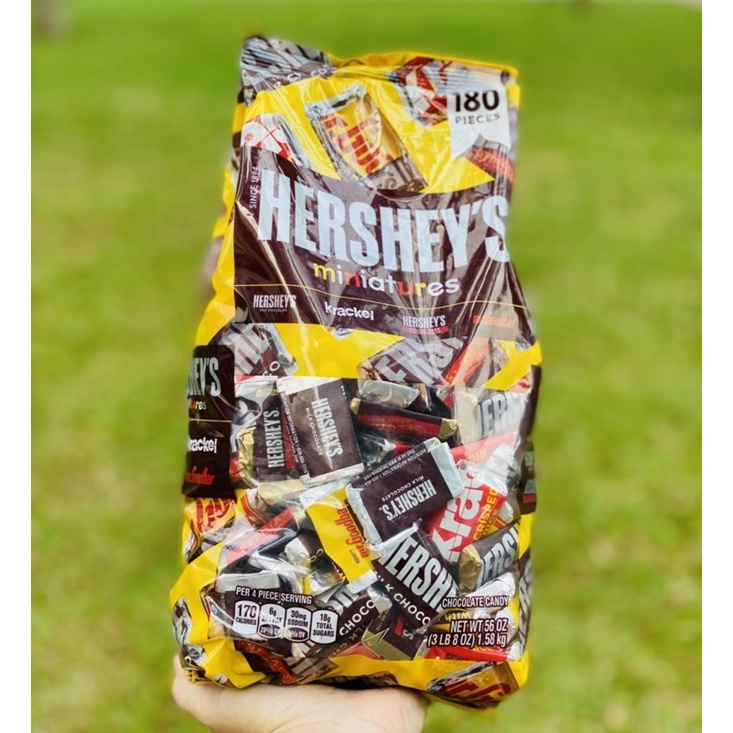 Socola Hershey’s Miniatures 1.58kg 180 viên