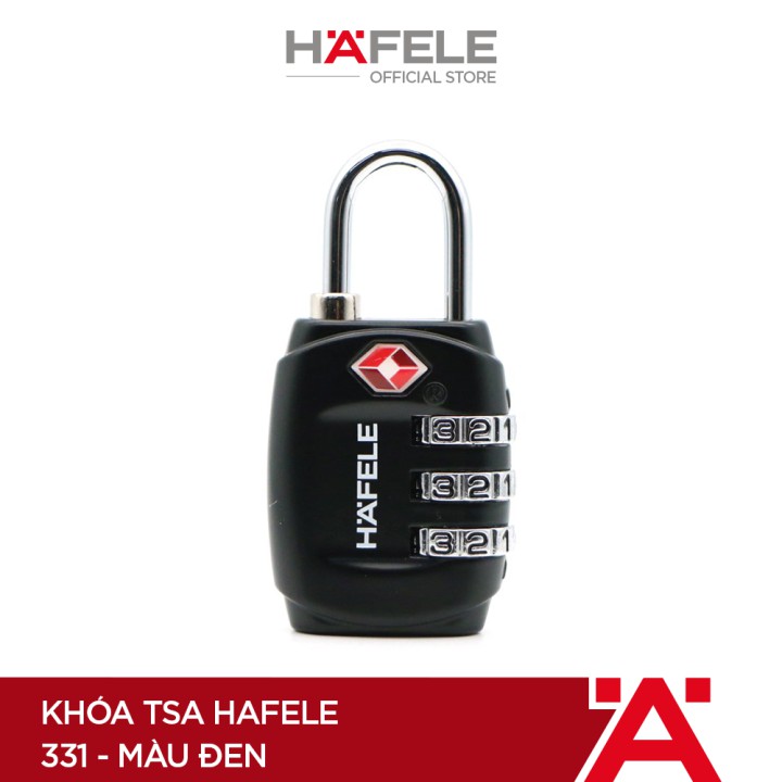 Khóa TSA HAFELE 331 màu đen - 482.09.009