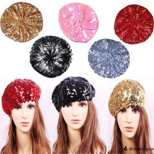 Mũ nồi đính sequin lấp lánh độc đáo dành cho nữ
