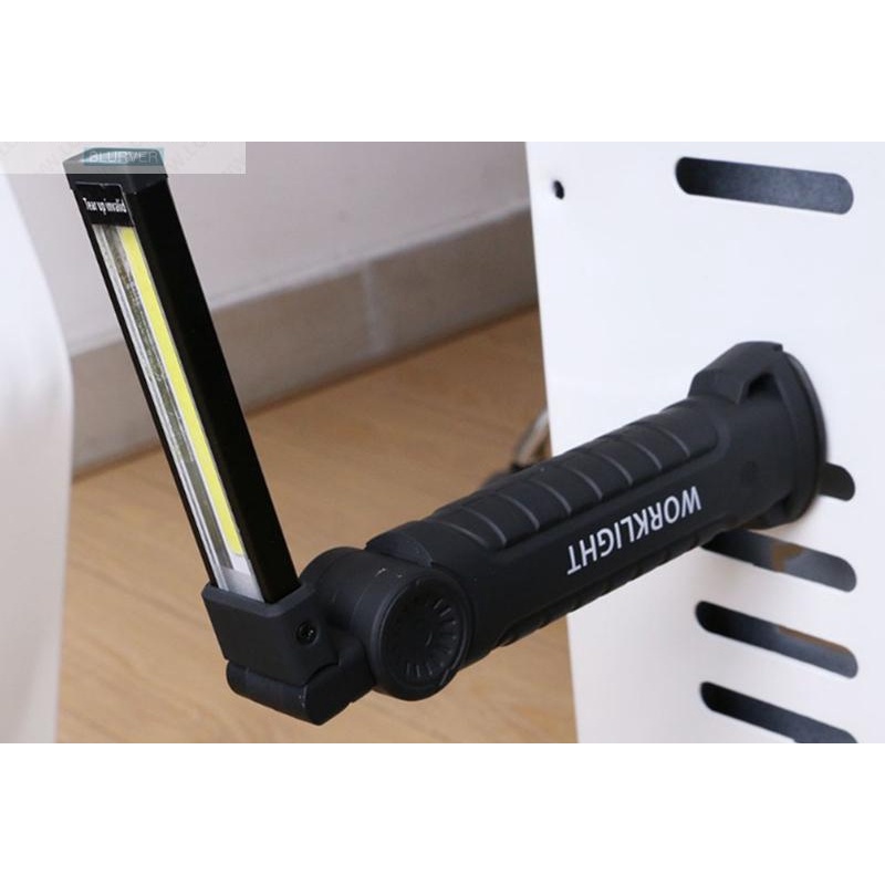 Đèn pin COB đế nam châm chống thấm nước cấp độ IP65 xoay 360 độ tiện lợi