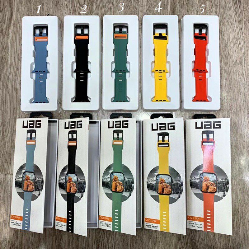 Dây đeo silicon UAG cho đồng hồ Apple Watch Size 40mm/ 42mm thể thao cá tính - Full hộp