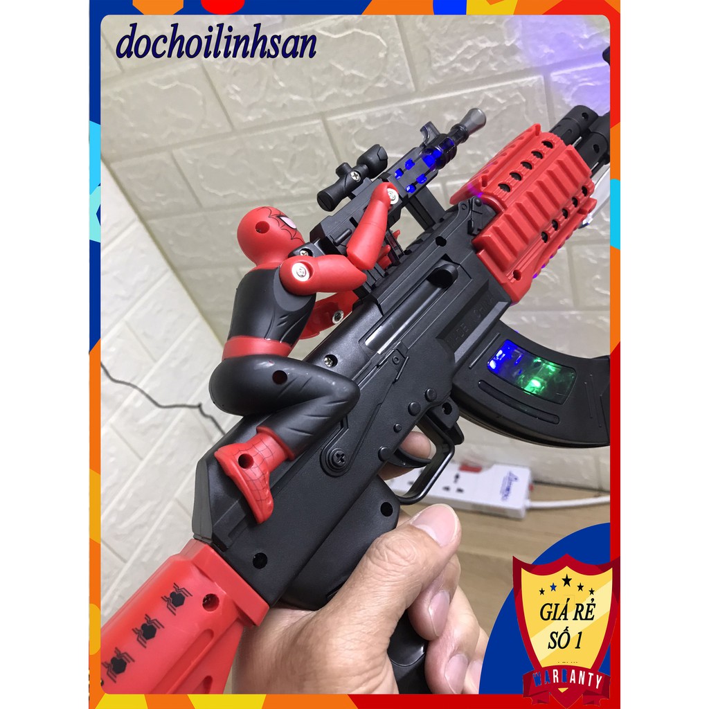 Mô Hình Siêu Nhân Pin Đèn Nhạc Ánh Sáng