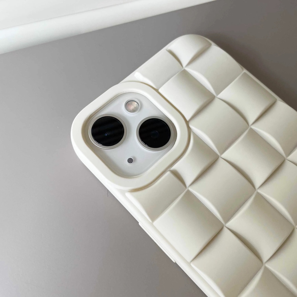 Ốp Điện Thoại Chống Sốc Họa Tiết Dệt 3D Thân Thiện Với Da Cho iPhone 14 13 12 11 Pro Max XS XR X 8 7 Plus Chống Rơi