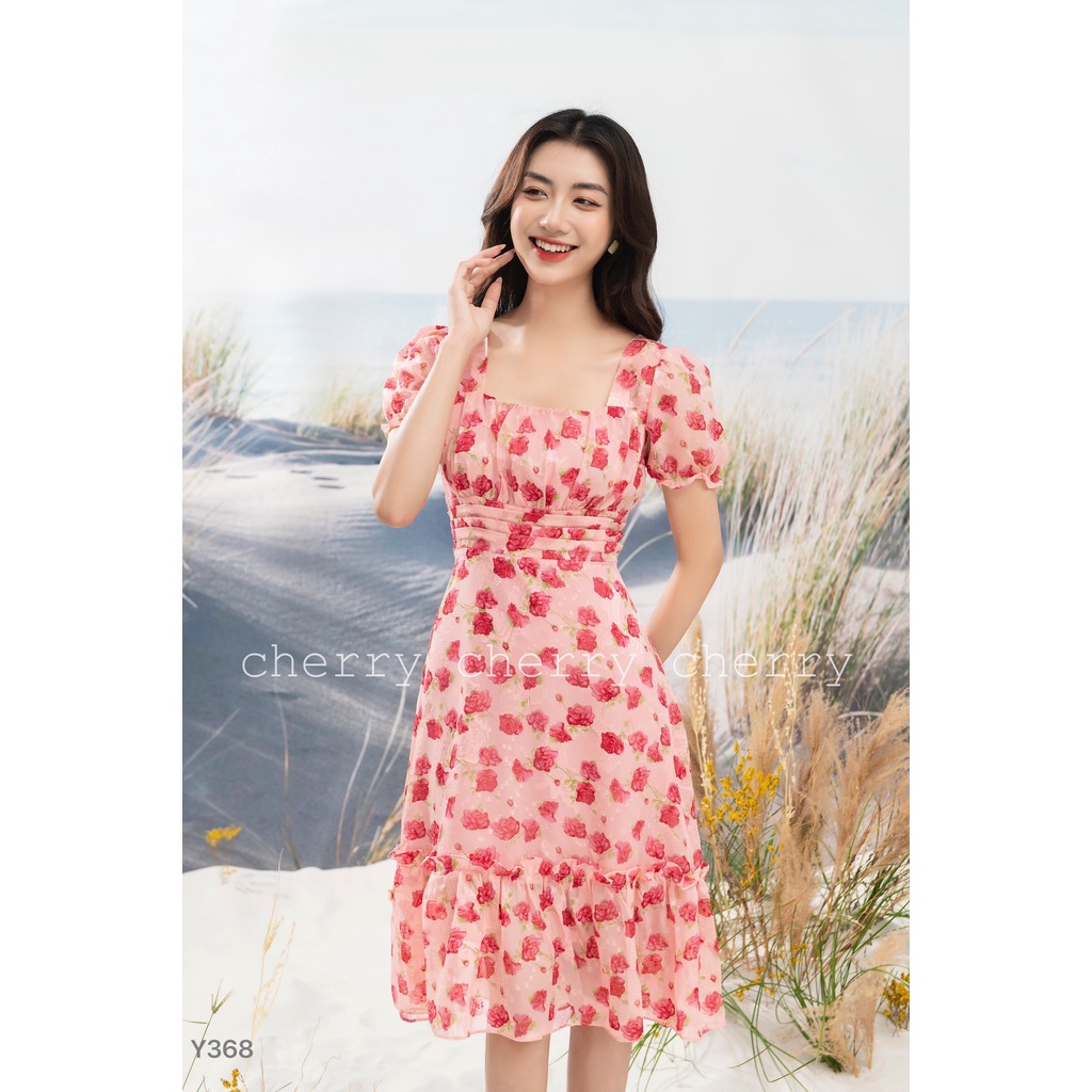 Váy hoa tiểu thư Y368