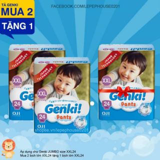 [mua 2 tặng 1 xxl24] tả quần genki M60.L50.XL44.XXL36