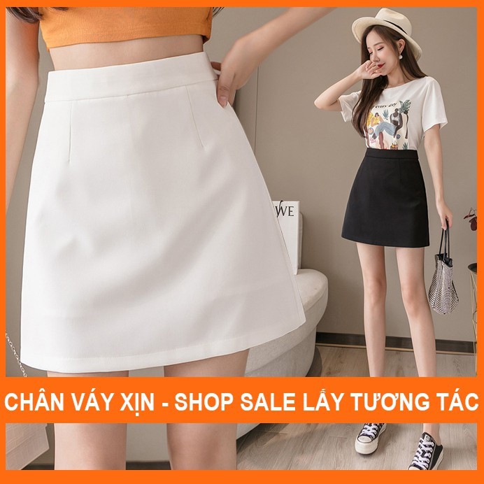 Chân váy chữ A ngắn lưng cao MELA SHOP  có quần lót, Chân váy ngắn nữ 2021