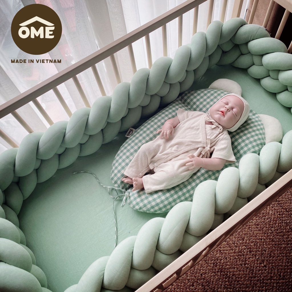 Gối chặn vỏ đỗ tai gấu 2in1 OME cao cấp