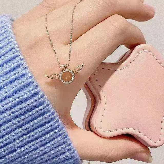 Vòng cổ dây chuyền nữ phong cách trẻ chung thanh lịch sang trọng cánh tiên V137