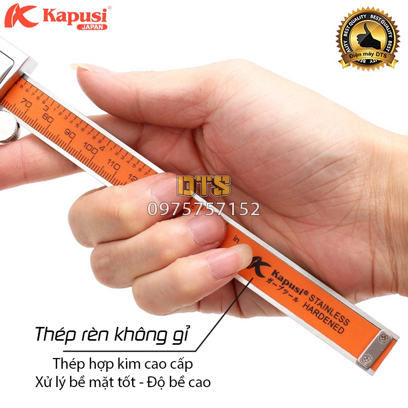 Thước cặp điện tử cao cấp Eacker 790115 Kapusi 150mm - Độ chính xác cao - Tiêu chuẩn Hoa Kỳ