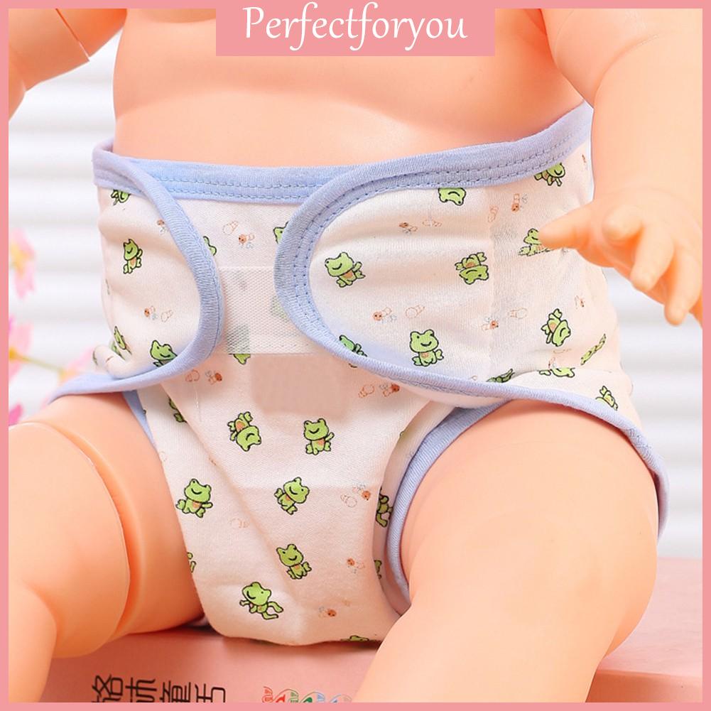 Tã Quần Bằng Cotton Mềm Thoáng Khí Có Thể Tái Sử Dụng Cho Trẻ Em