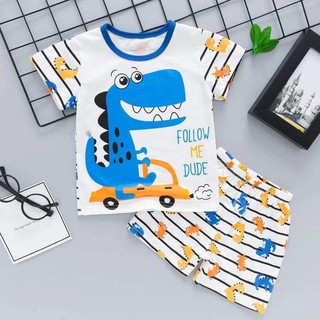 Bộ đồ ba lỗ cho bé trai mẫu cá mập