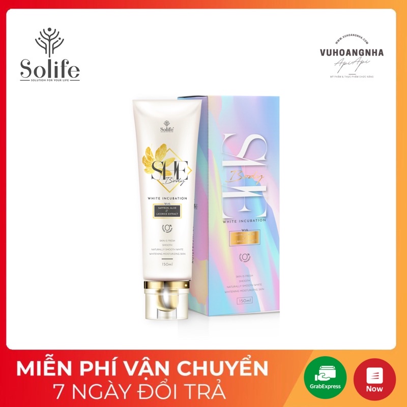 Kem Ủ Trắng Da Toàn Thân Than Hoạt Tính SHE Saffron [HÀNG CHÍNH HÃNG] | BigBuy360 - bigbuy360.vn