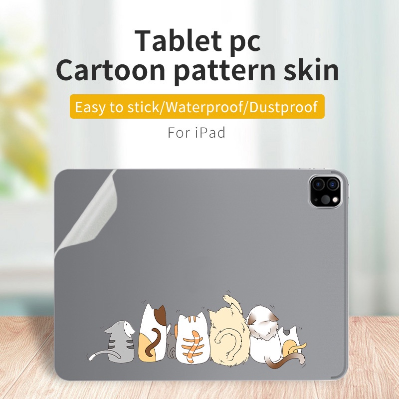 Bao Da Máy Tính Bảng Vinyl Họa Tiết Hoạt Hình Cho Ipad Mini 6 2021 Pro 9 11 12.9 inch A2378 A2461/A2379/A246