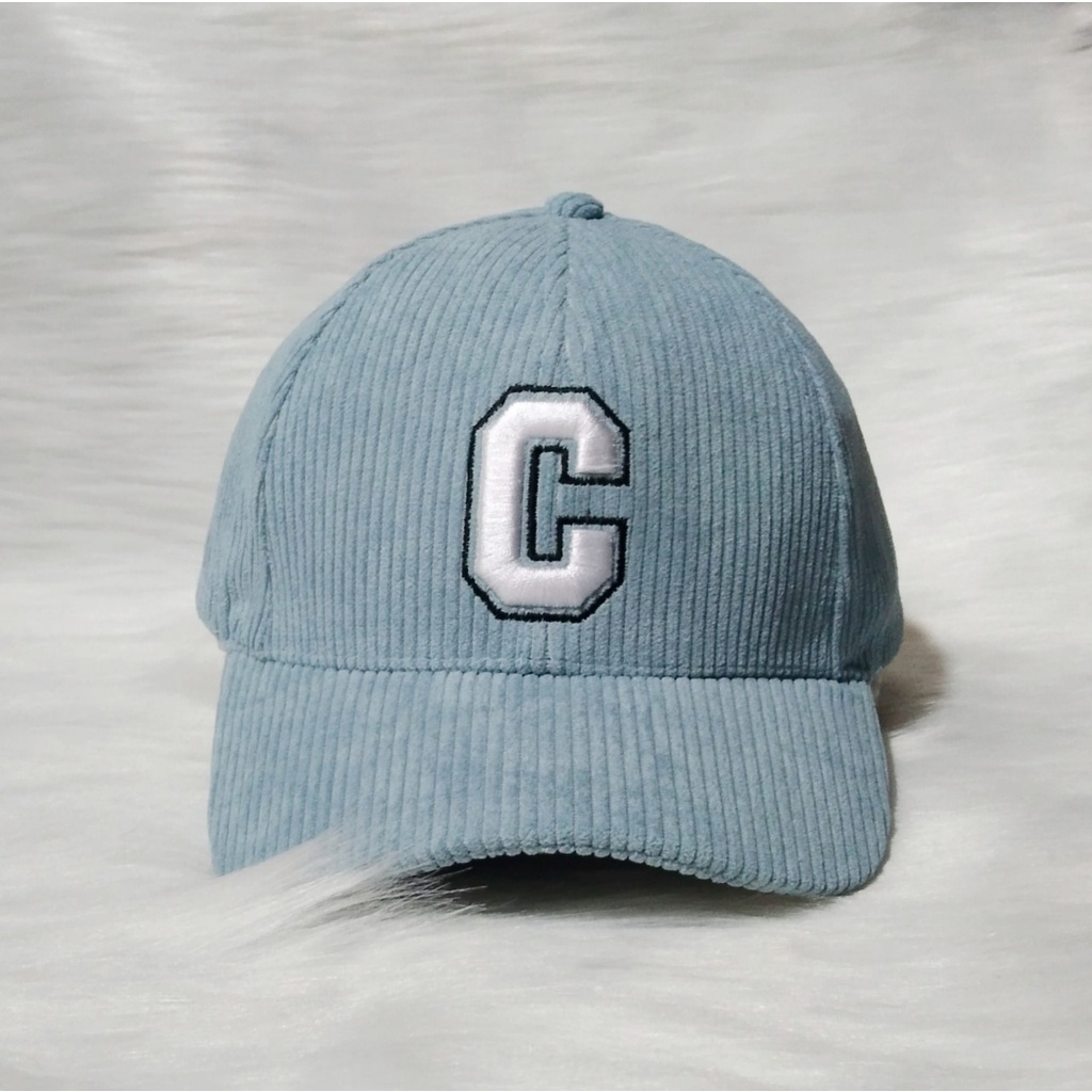 Mũ lưỡi trai, nón kết cao cấp nam nữ đẹp thêu CHỮ C NHUNG TĂM LỚN phong cách Ulzzang unisex mã số K73