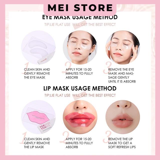 Mặt Nạ Môi FOCALLURE Collagen Dưỡng Ẩm 10g