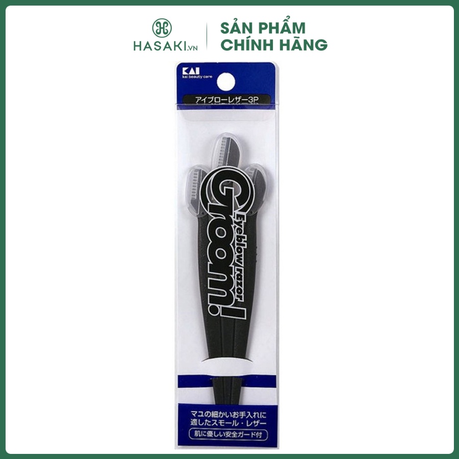 Dao Cạo Chân Mày Kai Groom! Eyebrow Razer 1 Cây Hasaki Sản phẩm chính hãng