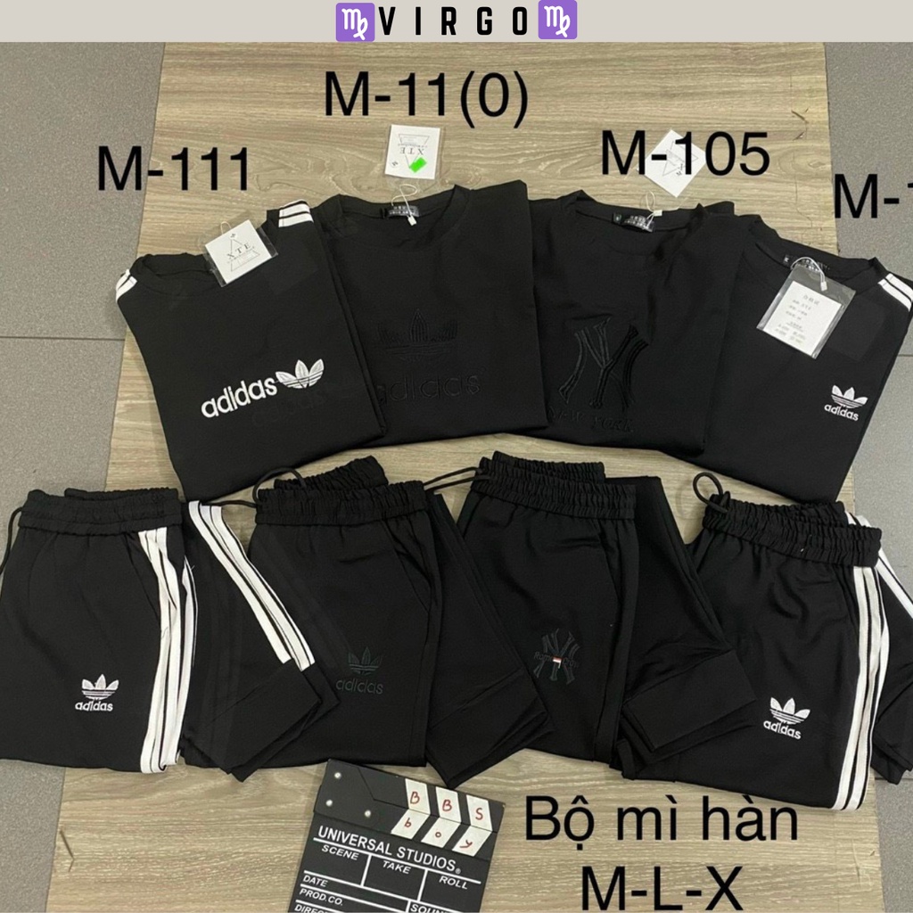 Bộ quần áo nam ADIDAS,LV thu đông dáng thể thao chất liệu umi,poly dày dặn hàng cao cấp (ảnh thật)