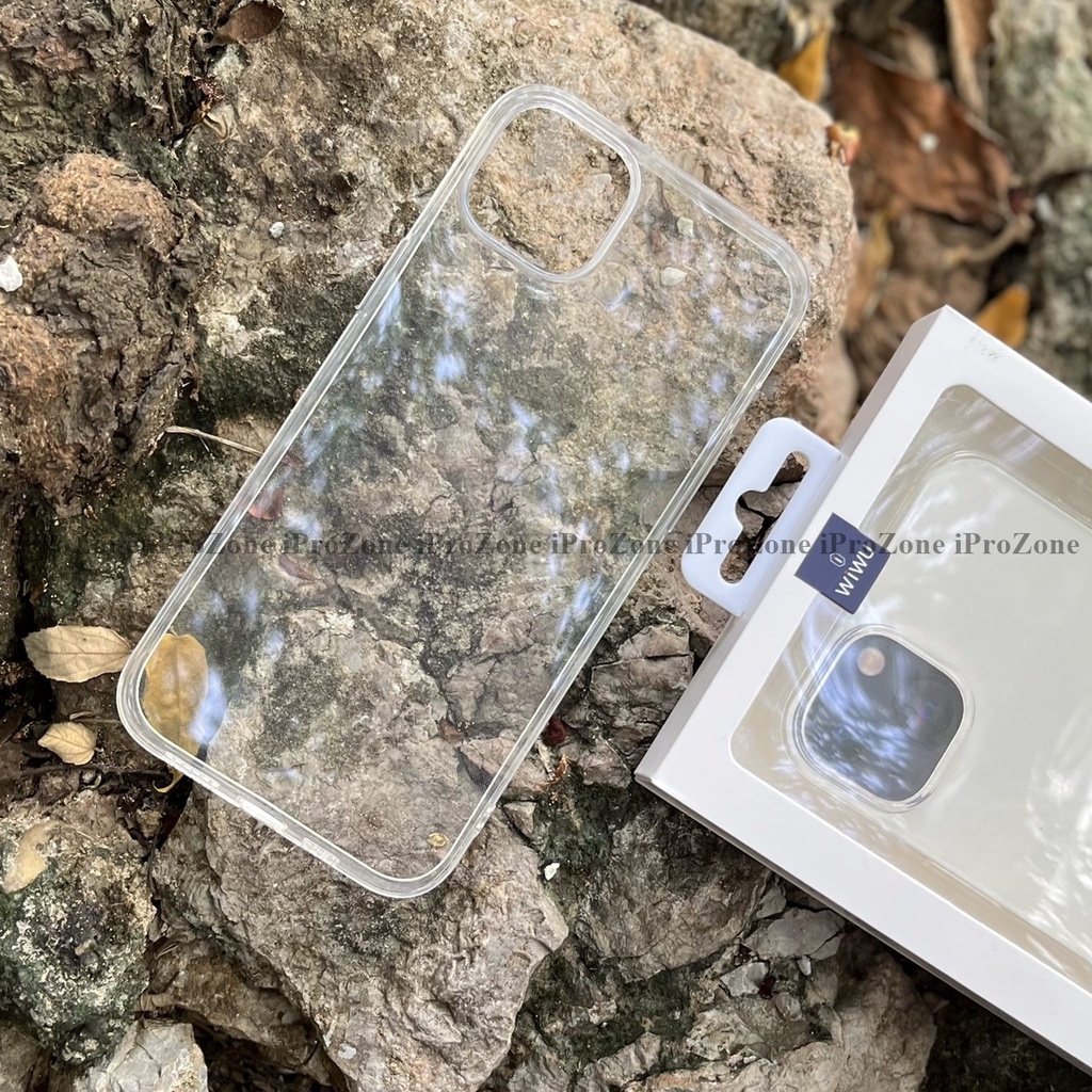 Ốp lưng dẻo trong suốt WIWU TPU Case cho Smart Phone 14 Pro Max 14 Plus chính hãng , chống sốc , chống bẩn