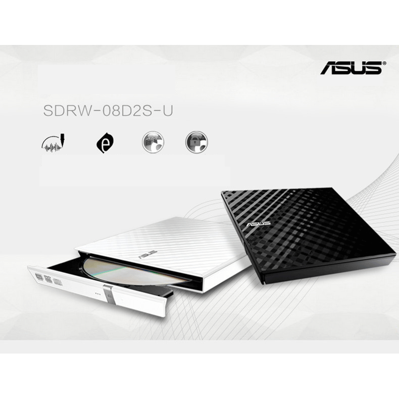 Ổ đĩa quang ASUS SDRW 08D2S-U LITE Slim (Đen)