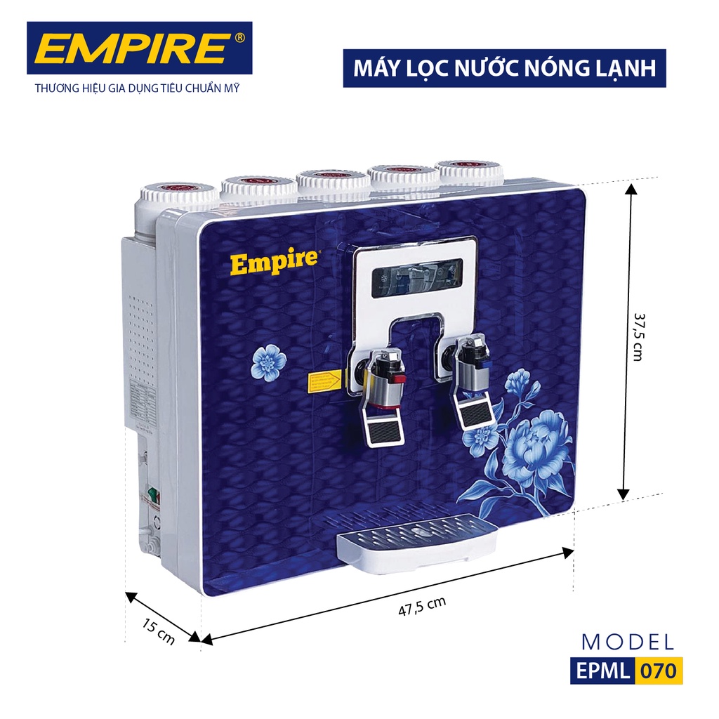 Máy lọc nước nóng lạnh treo tường EMPIRE