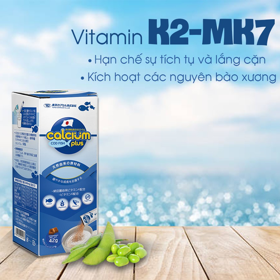 [Combo Giá siêu hời!!!]{Chính hãng} 24 hộp CALCIUM CÁ TUYẾT PLUS - Canxi hữu cơ Nhật Bản - Tối ưu chiều cao