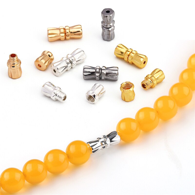 Bộ 10 móc khóa mạ vàng/bạc dành cho làm trang sức thủ công