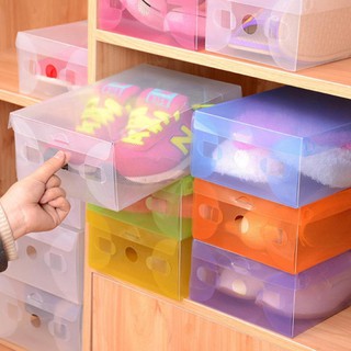 Combo 2 Hộp đựng giày trong suốt nhiều màu