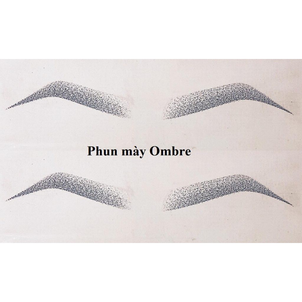 Da tập học phun xăm màu trắng trơn, hồng xám,3d điêu khắc chân mày phun môi phun mí loại 1