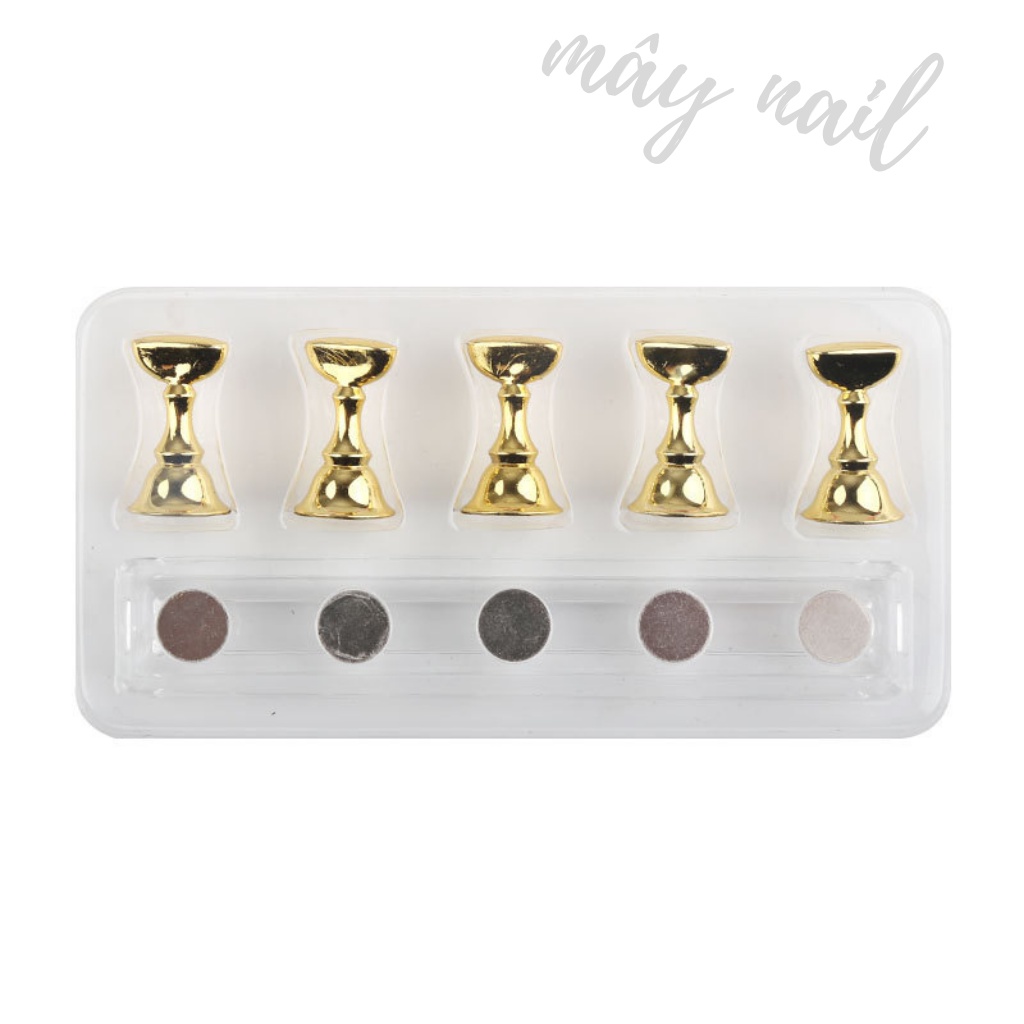 Đế gắn móng giả , chân đế nam châm gắn móng mẫu tập vẽ