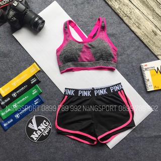 GIẢM Set tập 3 cái Takk+Bra+Short