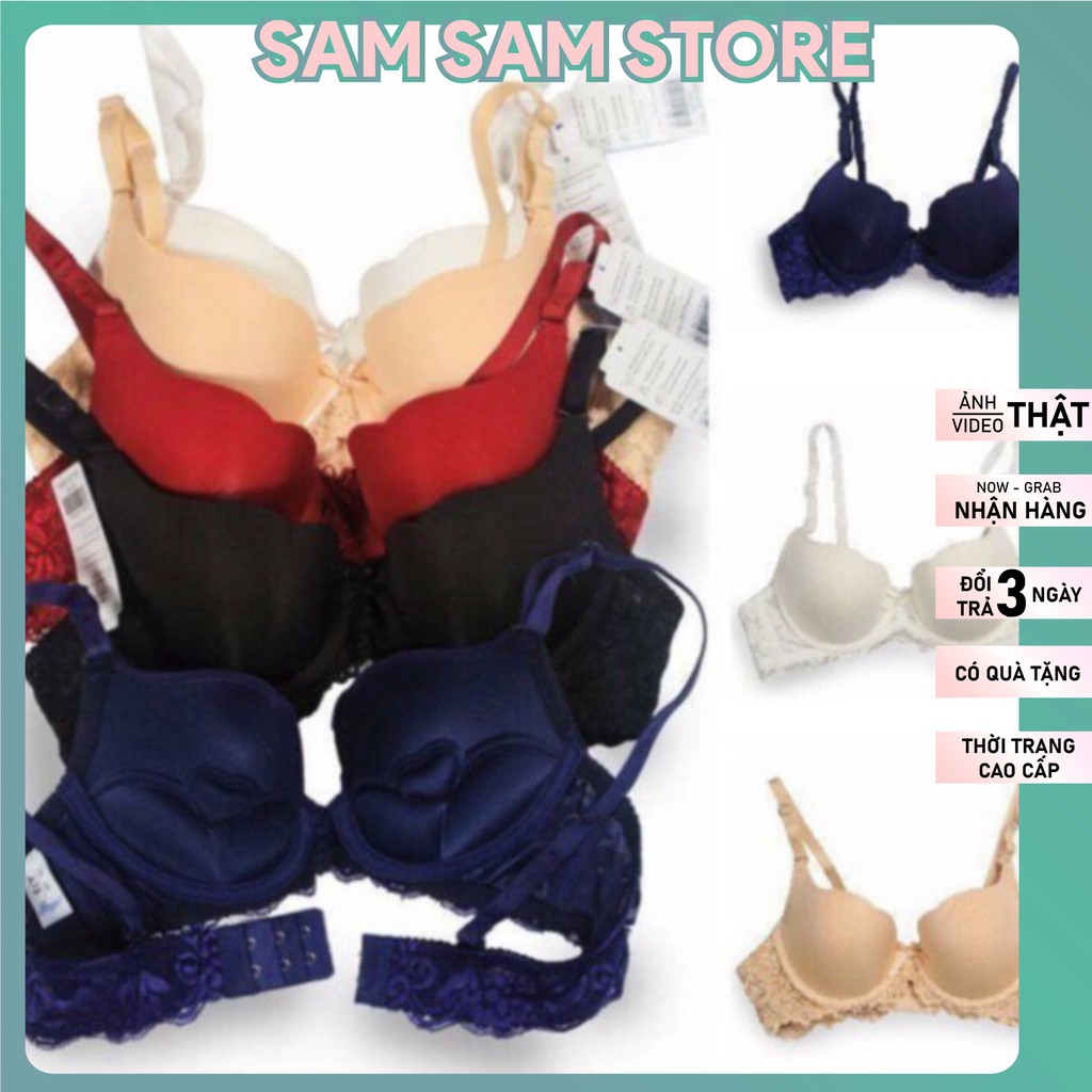 Áo Lót Nữ SAM SAM Đệm Mút Mỏng Boya Lượn Tim Hàng Việt Nam Chất Lượng Cao