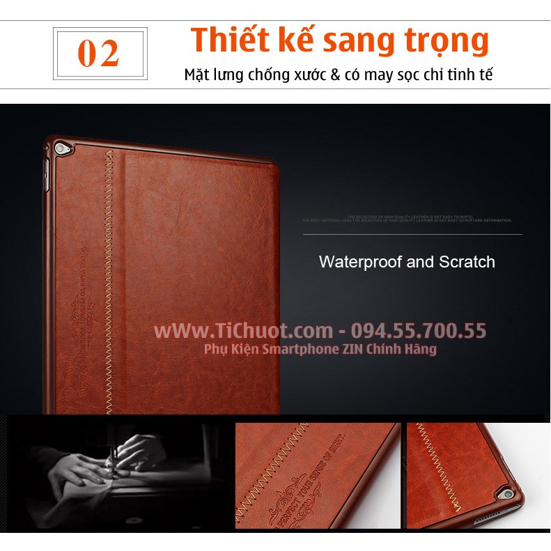[Chính Hiệu KAKU] Bao Da iPad Air/ Air 2/ Pro 9.7-iPad 9.7 2017/ 2018