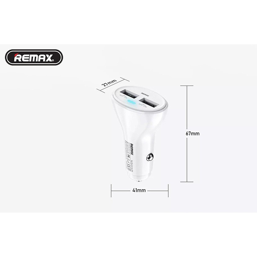 Củ Sạc Ô Tô 2 cổng USB Remax RCC-224