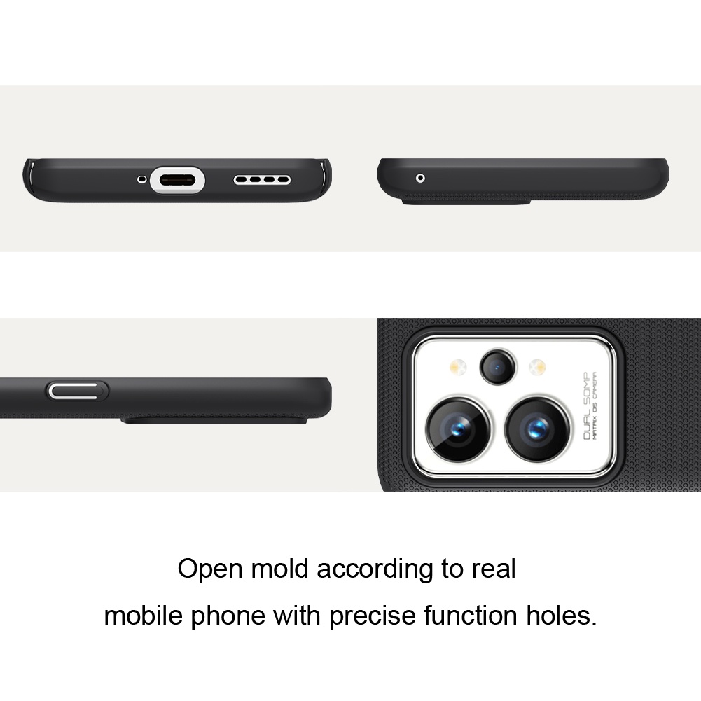 Ốp điện thoại NILLKIN bằng PC cứng bề mặt nhám chống sốc chống dấu vân tay thích hợp cho Realme GT 2 Pro