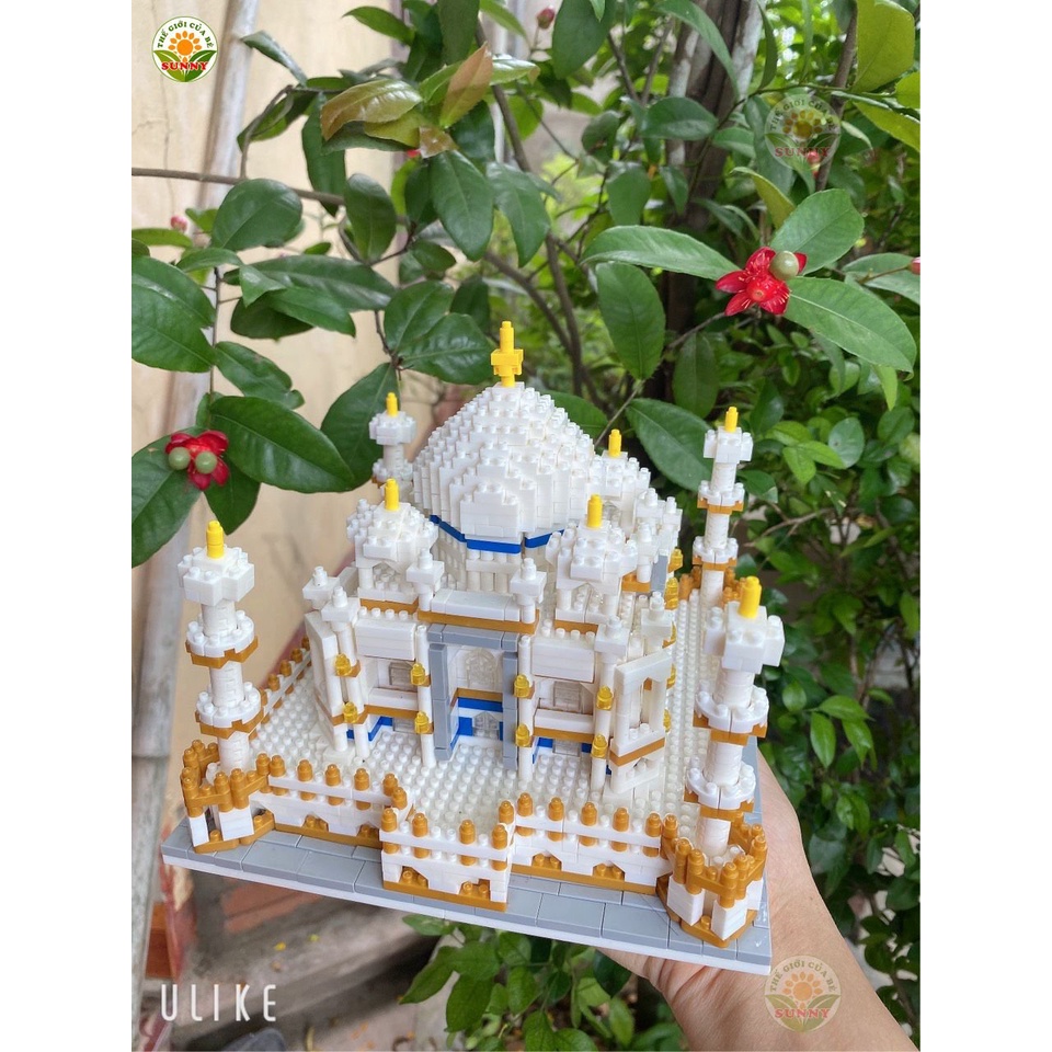 Đồ chơi lắp ráp hình đền Taj Mahal  rèn luyện thông minh - Đồ chơi trẻ em thú vị - Sunny