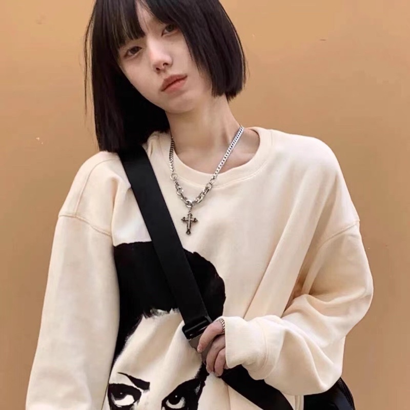 Dây chuyền thánh giá phong cách cool ngầu, vòng cổ thánh giá unisex cho nam và nữ