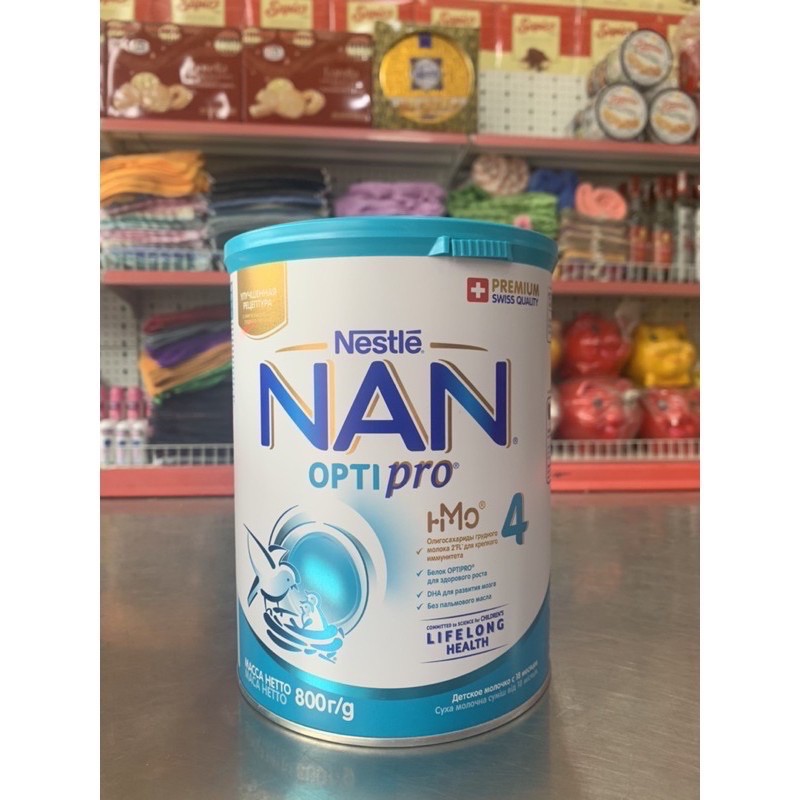 Sữa Bột Nan Nga Đủ Số 1,2,3,4 Lon 800g