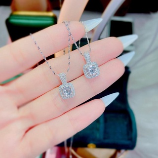 Dây chuyền nữ - dây chuyền nữ bạc ta - mẫu dây mới mặt vuông