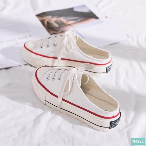 Giầy ⚡Sục Converse⚡ Nữ Đen, Trắng [ Full Box ] Đế 3 Phân - Sneaker Đạp Gót Nữ